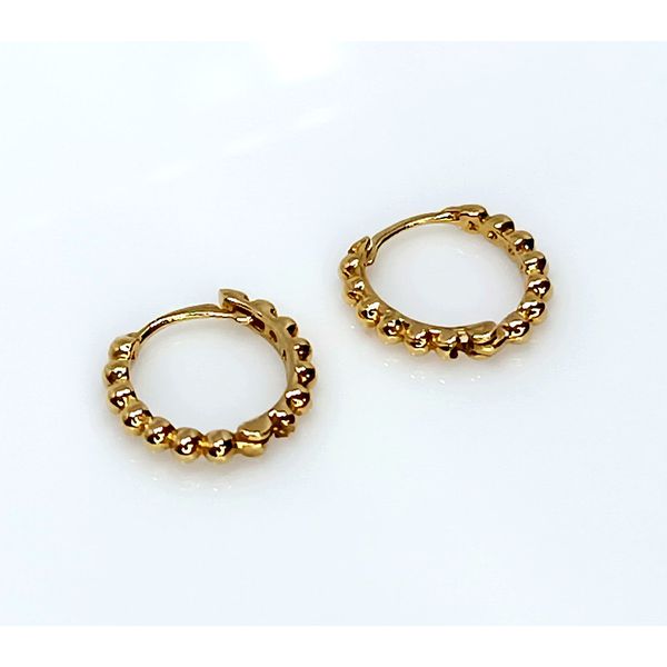 Brinco em Ouro 18k Bolinha 