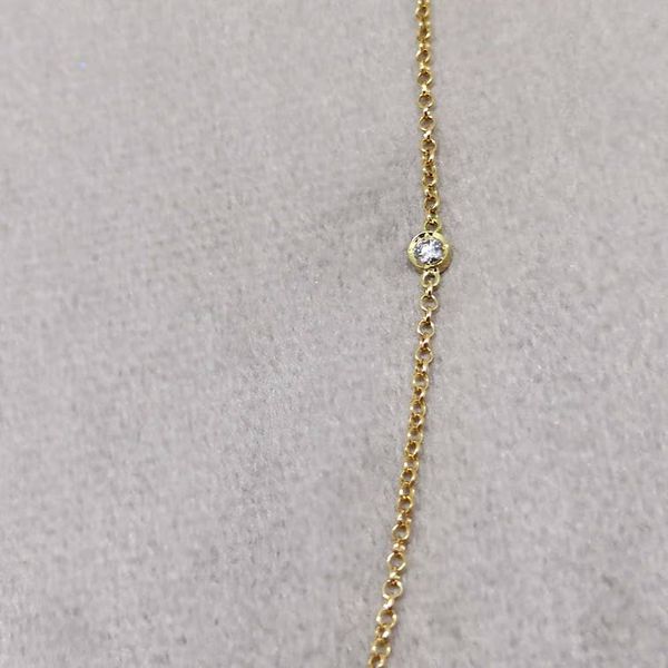 Corrente Elo Português em Ouro 18k com Brilhante