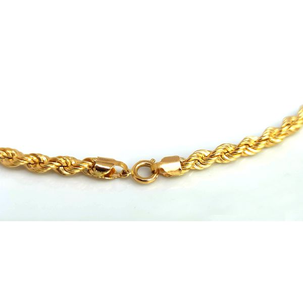 Cordão Torcido em Ouro Amarelo 18k com 60 Centímetros