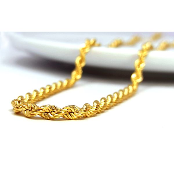 Cordão Torcido em Ouro Amarelo 18k com 60 Centímetros