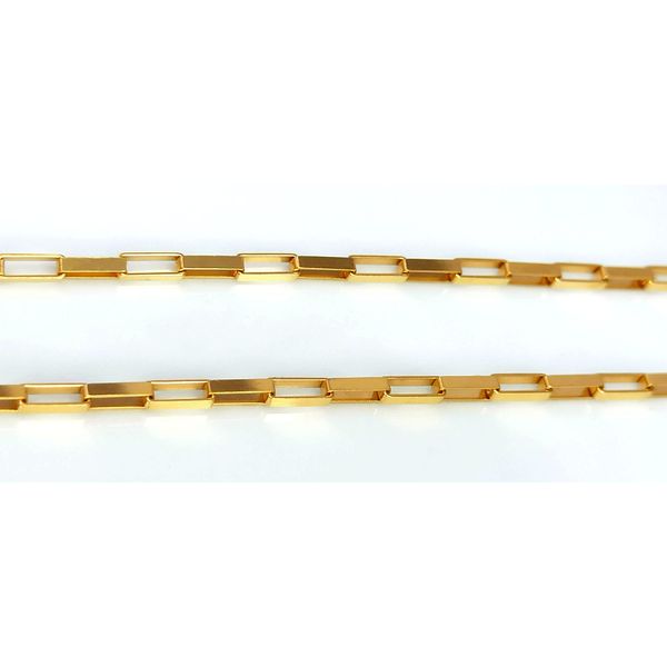 Corrente em Ouro 18k modelo Cadeado Grossa com 55 Centímetros