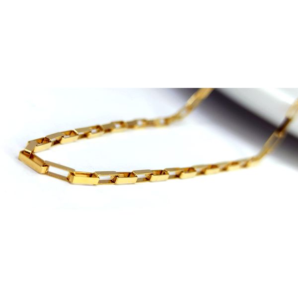 Corrente em Ouro 18k modelo Cadeado Grossa com 55 Centímetros