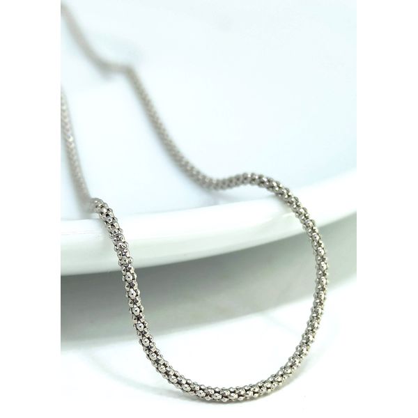 Corrente em Ouro Branco 18k Cordão