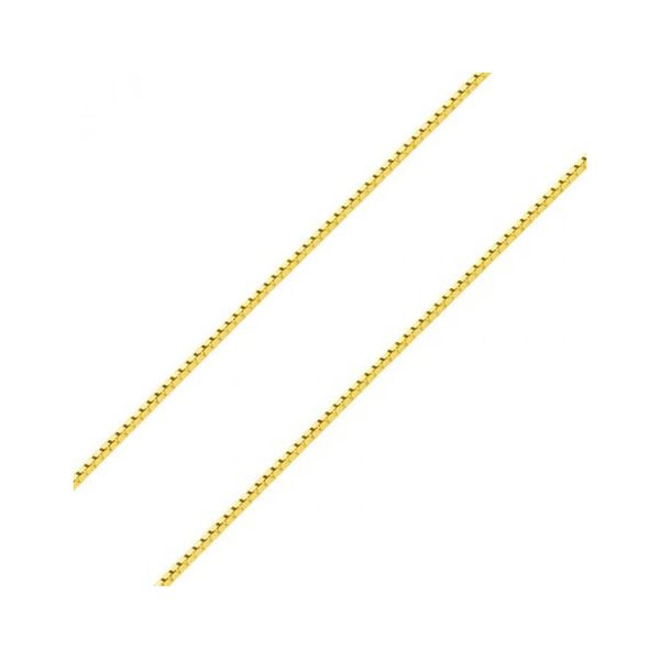 Corrente em Ouro 18k Cadeado 50 Centímetros