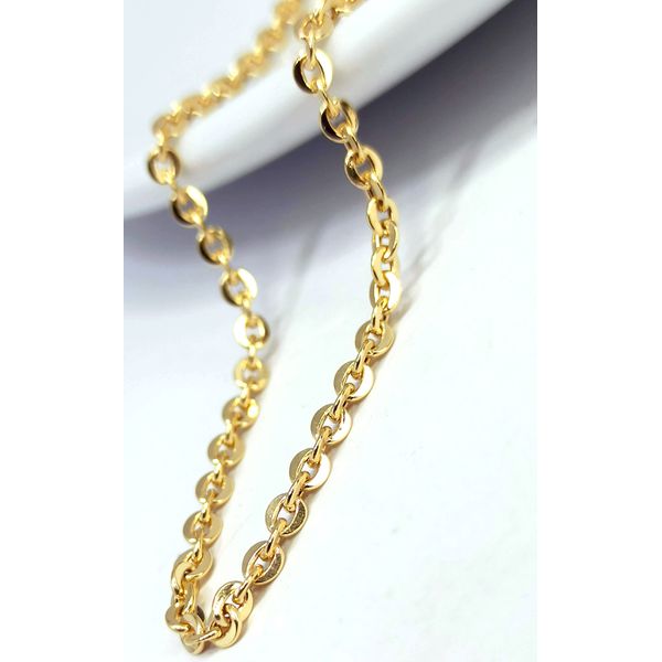 Corrente em Ouro 18k Bailarina 45 Centímetros