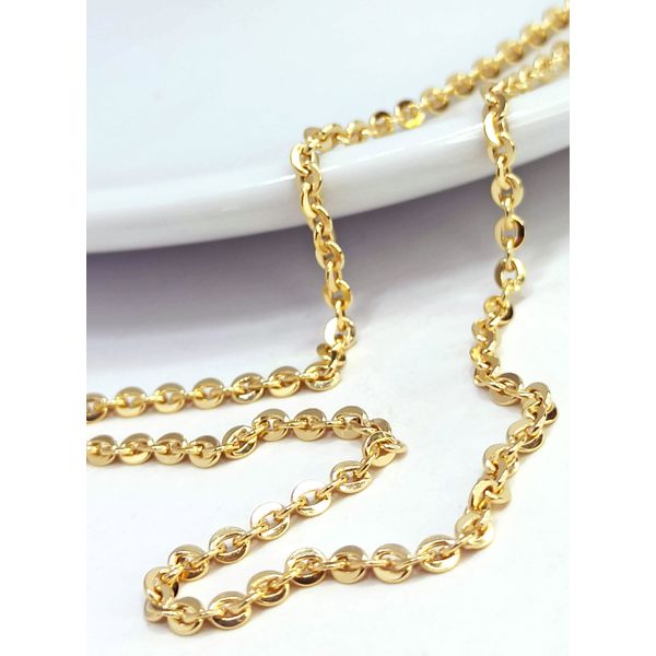 Corrente em Ouro 18k Bailarina 45 Centímetros