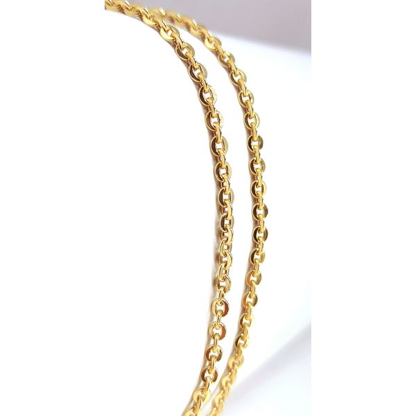 Corrente em Ouro 18k Bailarina 45 Centímetros