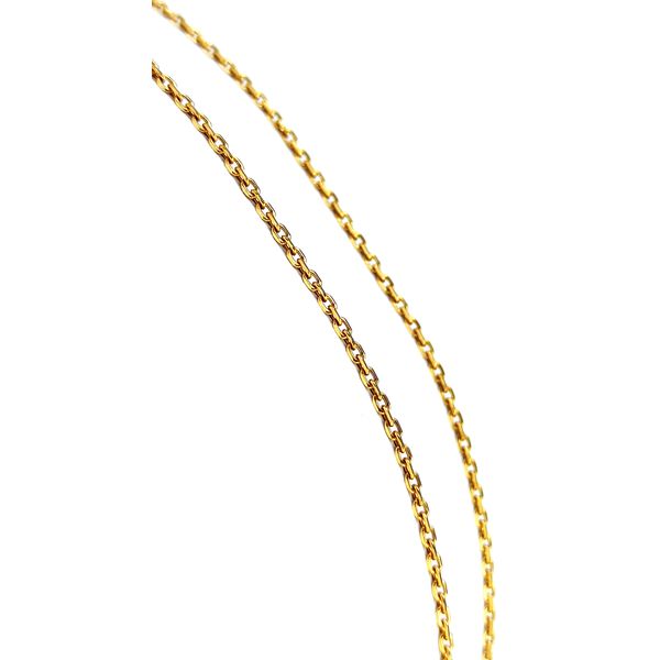 Corrente em Ouro 18k Cadeado Maciça