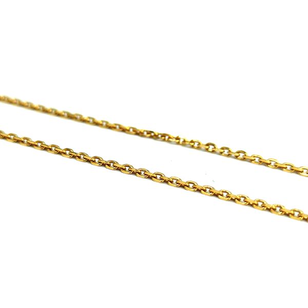 Corrente em Ouro 18k Cadeado 70 Centímetros