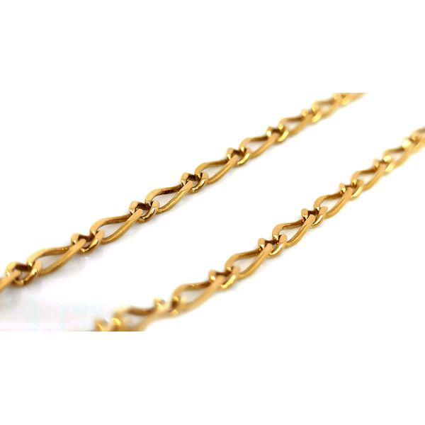 Corrente em Ouro 18k Groumet Maciça 1x1
