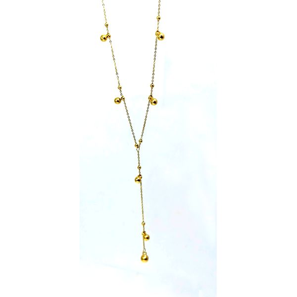 Gargantilha em Ouro 18k com Bolinhas