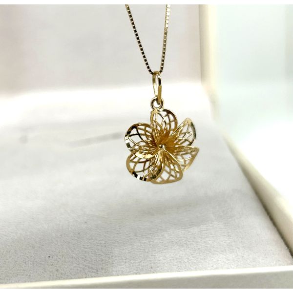 Pingente Flor Diamantada