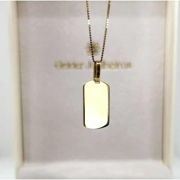 Placa Eternelle em Ouro 18k