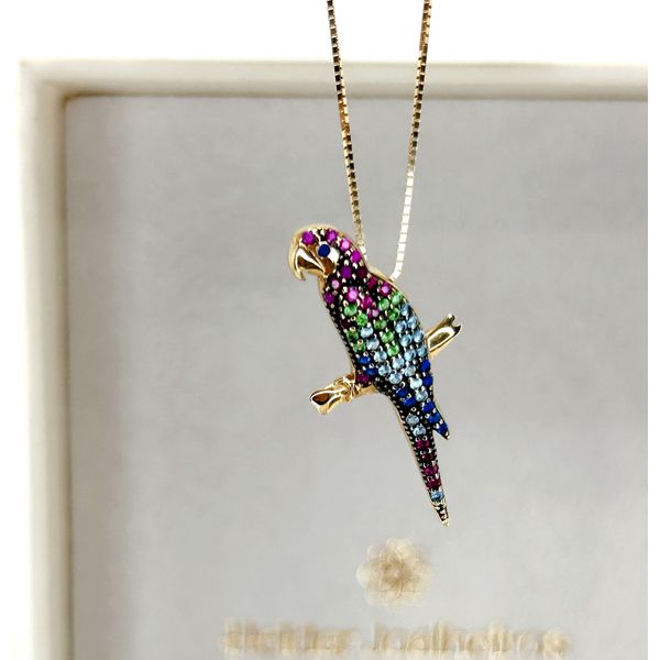 Pingente Arara Ouro 18k