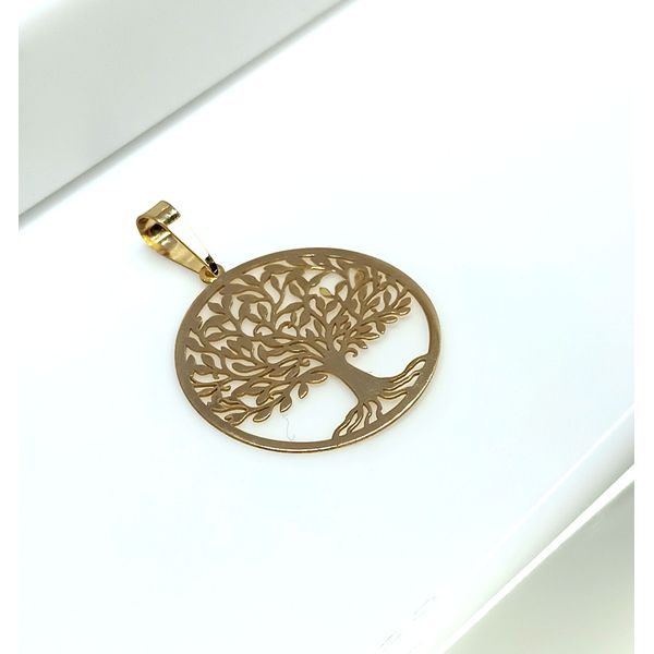 Pingente em Ouro 18k Árvore da Vida Personalizada