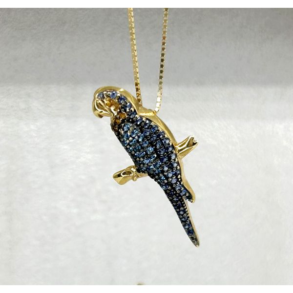 Pingente Papagaio Ouro 18k