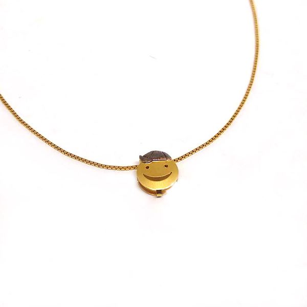 Pingente em Ouro Amarelo e Branco 18k Menino 