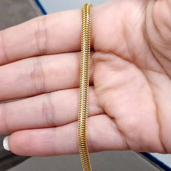 Pulseira Lacraia em Ouro 18k