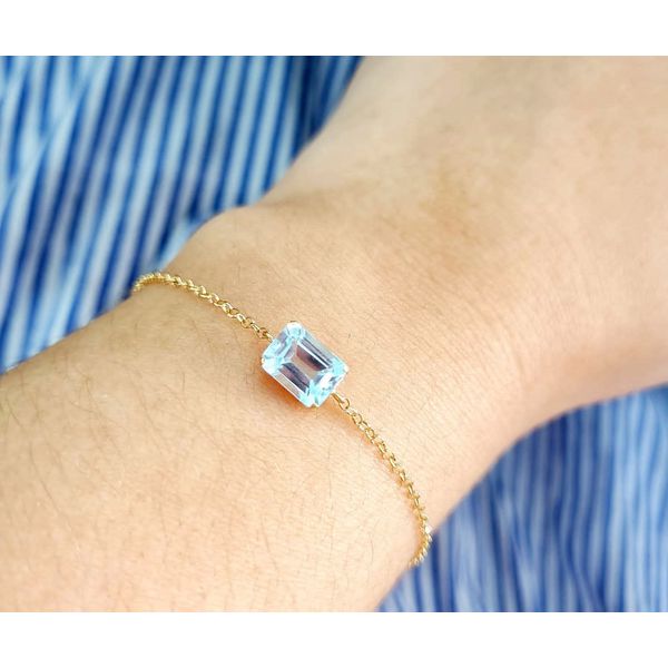 Pulseira em Ouro 18k Personalizada com Pedra Natural Ametista, Topázio Swiss, Citrino e outras pedras