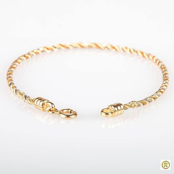 Pulseira 18k Cordão Tricolor