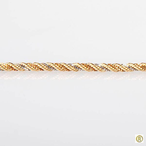 Pulseira 18k Cordão Tricolor