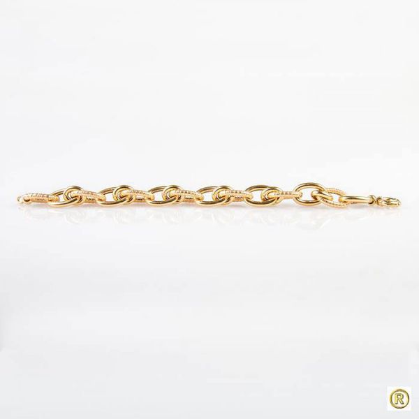 Pulseira 18k Elo Fosco e Polido