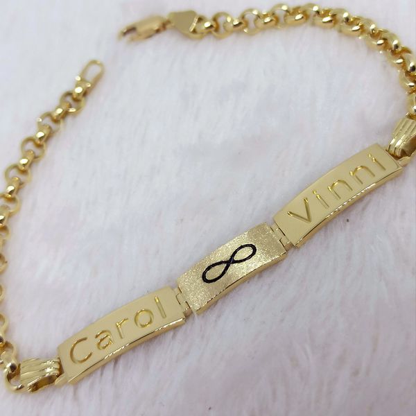 Pulseira em Ouro 18k Personalizada 