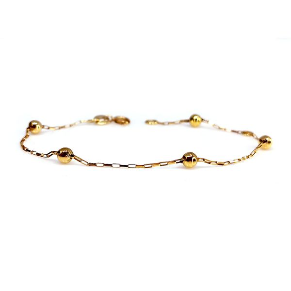 Pulseira de Bolinha - Ouro 18k 750