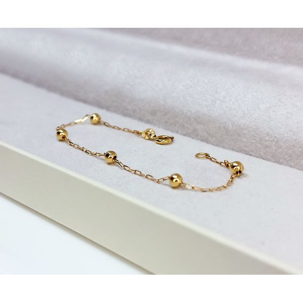 Pulseira de Bolinha - Ouro 18k 750