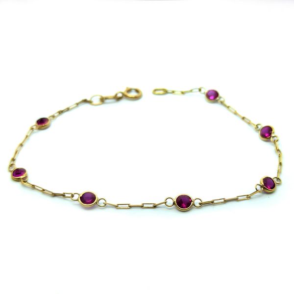 Pulseira em Ouro 18k com Zircônias 