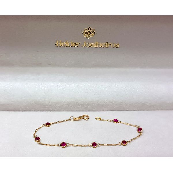 Pulseira em Ouro 18k com Zircônias 