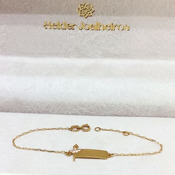 Pulseira em Ouro 18k Bailarina