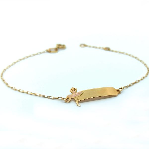 Pulseira em Ouro 18k Bailarina