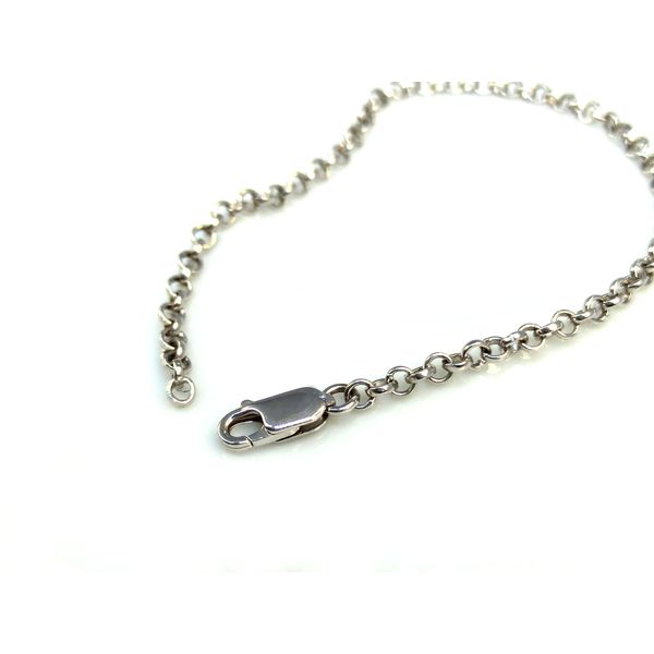 Pulseira em Ouro 18k Branco Elo Português