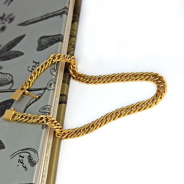 Pulseira em Ouro 18k Groumet 