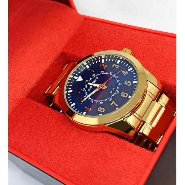Relógio Mondaine Masculino de Pulso Dourado