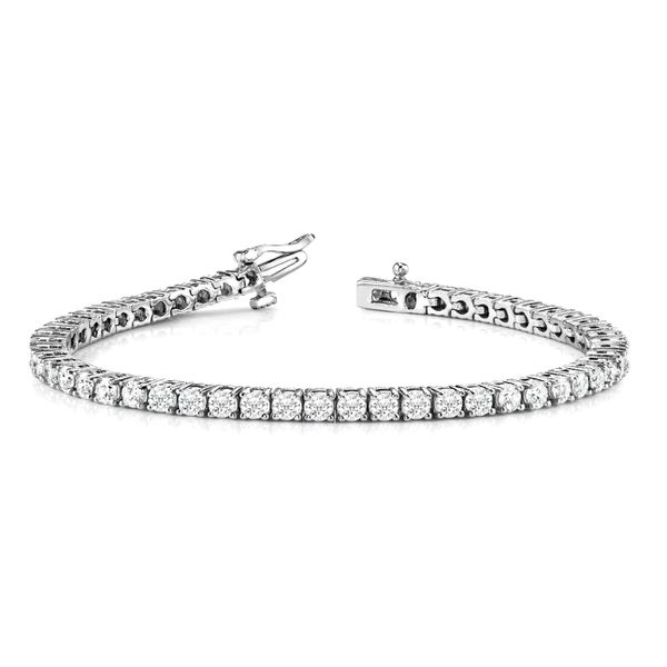 Pulseira Riviera em Ouro 18k Personalizada com Diamante