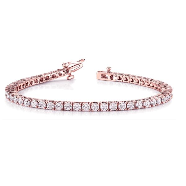 Pulseira Riviera em Ouro 18k Personalizada com Diamante