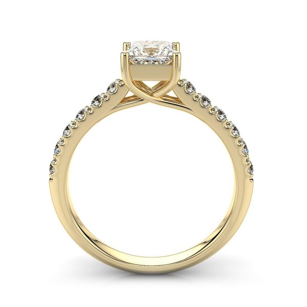 Solitário com Diamantes em Ouro 18k com Diamantes de 40 Pontos 