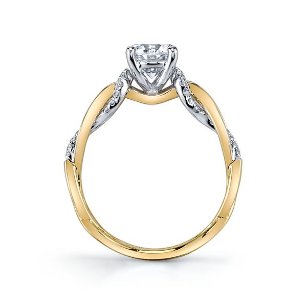 Anel Solitário em Ouro 18k com Diamantes
