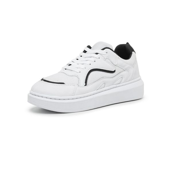 Tênis Anna Feminino Branco e Preto - Hella Shoes