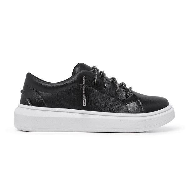 Tênis Hello Feminino Strass Preto - Hella Shoes