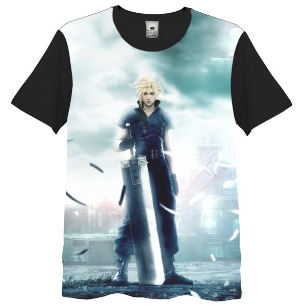 Camiseta Full 3d Final Fantasy Cloud Strife 