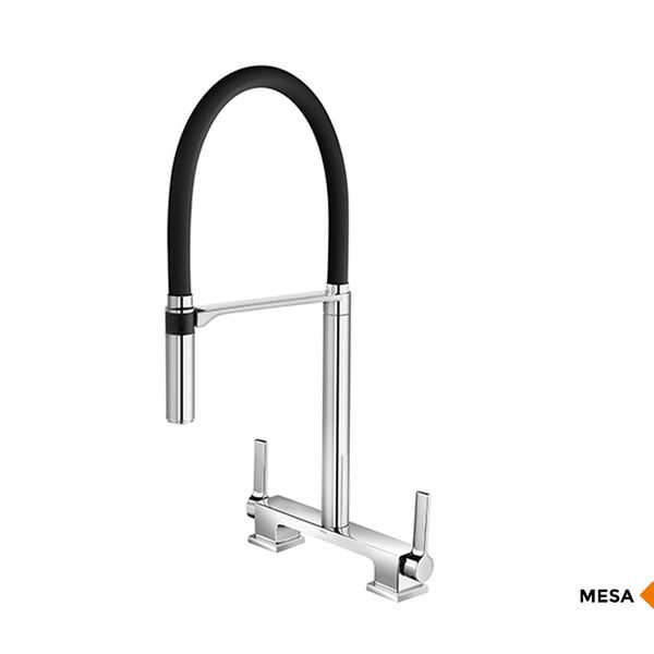 Misturador de Mesa Bica Alta Cozinha Docol Doc Chrome/Black