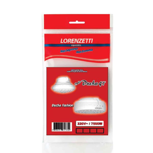 Resistência Bella Ducha 4T Lorenzetti 220V 6800W 3056-A