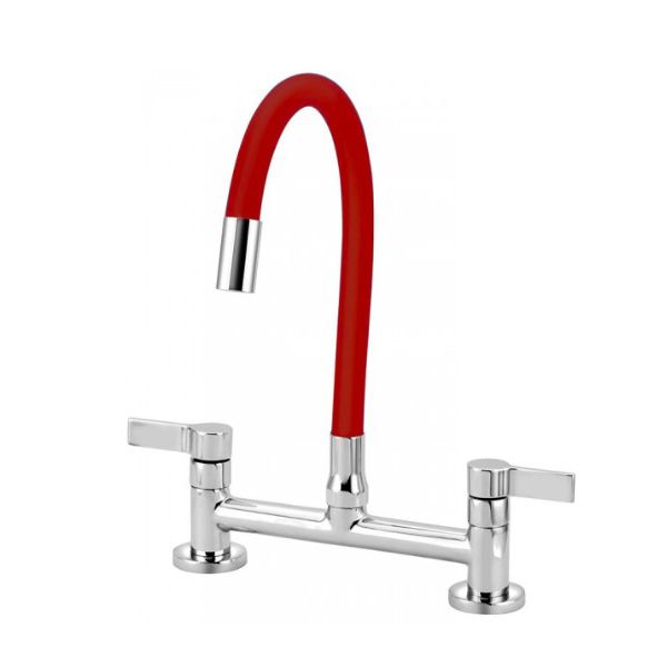  Misturador Cozinha Mesa Vermelha 1256 C62 Esteves