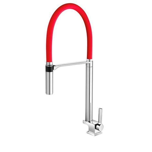 Torneira de Mesa Bica Alta Cozinha Docol Doc Chrome/Red