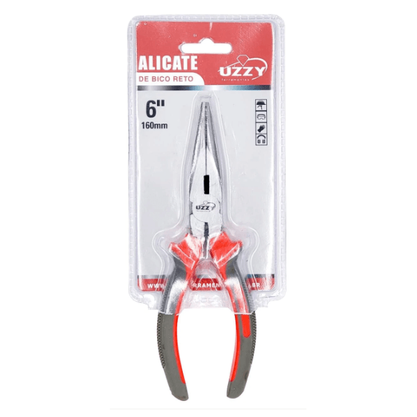 Alicate de Bico Reto 6"