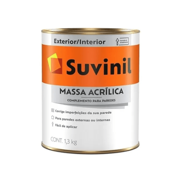 Massa Acrilica 1,3Kg Suvinil