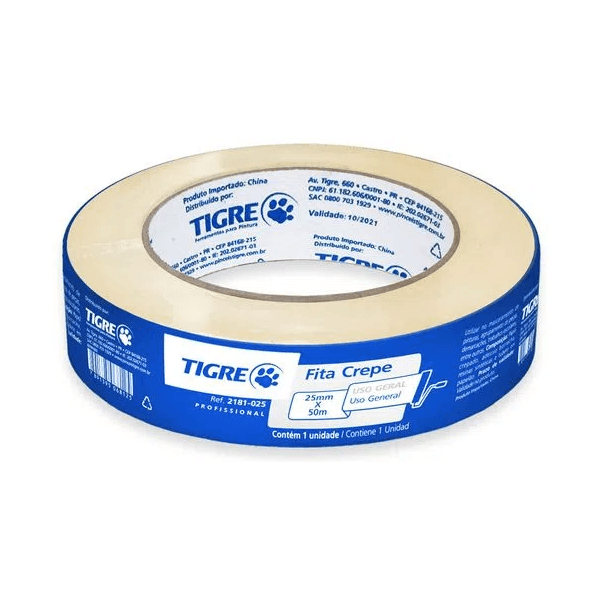 Fita Crepe 25mmx50m Tigre